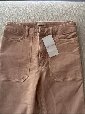 Zadig & Voltaire Pista Velvet Corduroy Pants in Dusty Rose